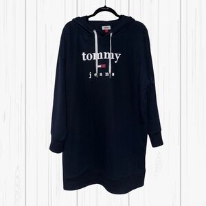Tommy Jeans Hooded Sweater Dress Long Sleeved